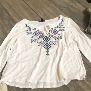 3/4 sleeve casual shirt